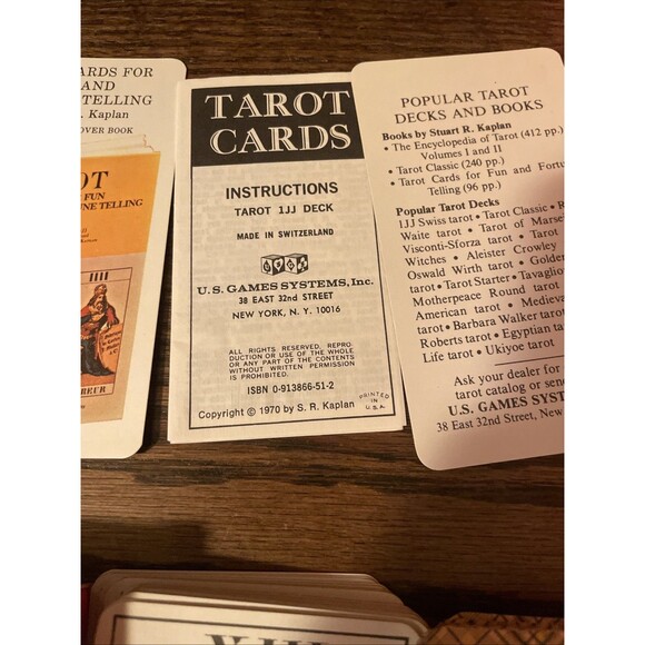 1JJ Swiss Tarot Cards 78 Card Tarot Deck & Guidebook USED, Switzerland - Picture 5 of 12